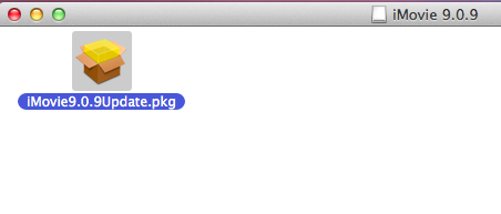 Move the iMovie (9.0.9) to iMovie 9.0 folder: Now you have both version 9.0 and 9.0.9