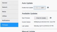 WD My Cloud Auto Update OFF