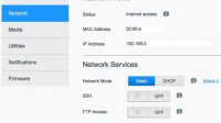 WD My Cloud Network Static Settings